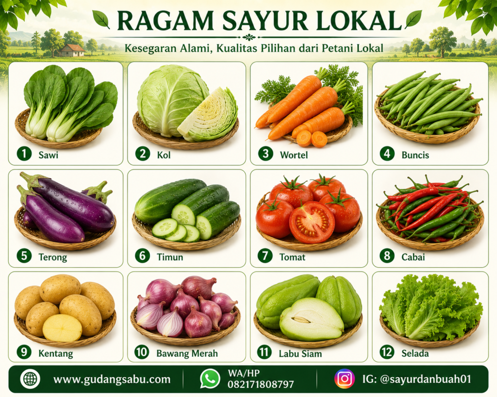 Harga sayur Lokal